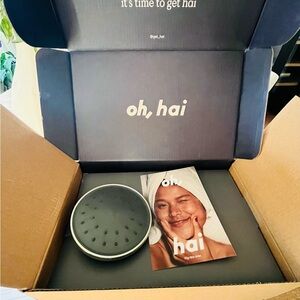 NEW in box HAI Smart Bluetooth Shower Head, Color Charcoal